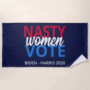 Serviette De Plage Nasty Women Vote II
