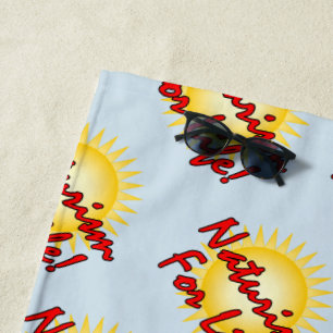 Serviette De Plage Naturist - Le Naturisme Pour La Vie !