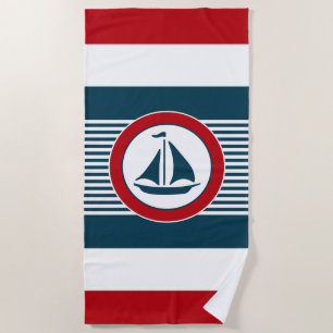 Serviette De Plage Nautical design