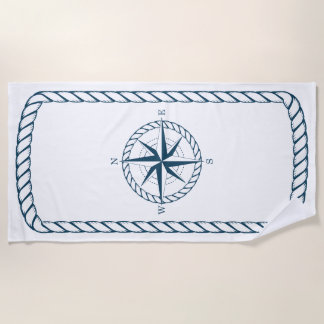 Serviette de plage nautique