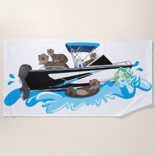 Serviette de plage nautique