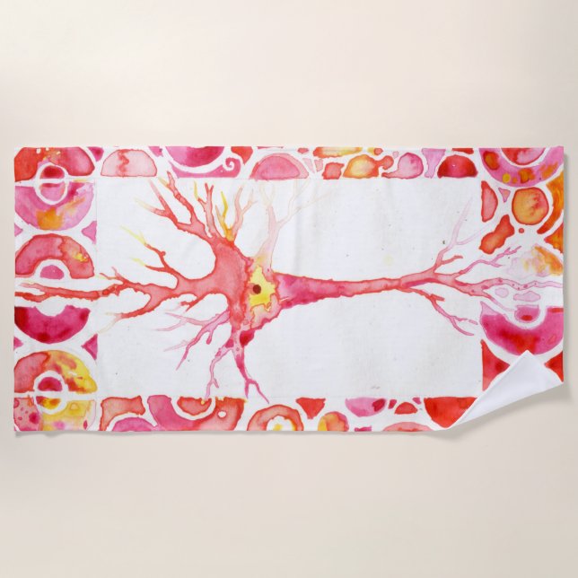Serviette De Plage Neuron (Devant)