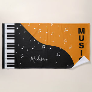 Serviette de plage nommée faite sur commande de