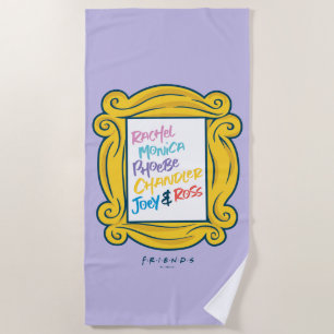 Serviette De Plage Noms de FRIENDS™ dans Peephole