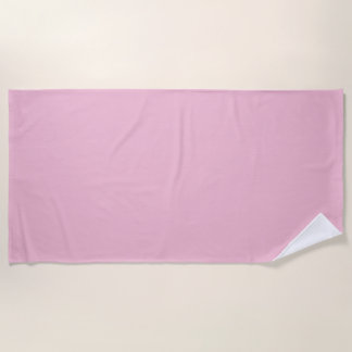 Serviette De Plage Nuance de rose pastel cerise