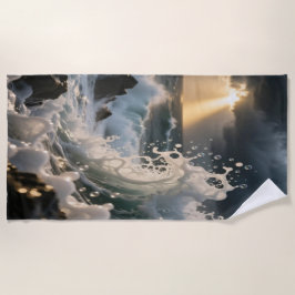Serviette De Plage Ocean Waves & Sea Foam Beach Towel