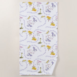 Serviette De Plage Oh, les endroits que vous irez !