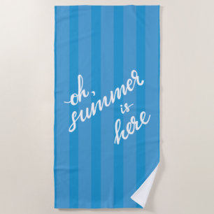 Serviette De Plage Oh L'Été Est Là