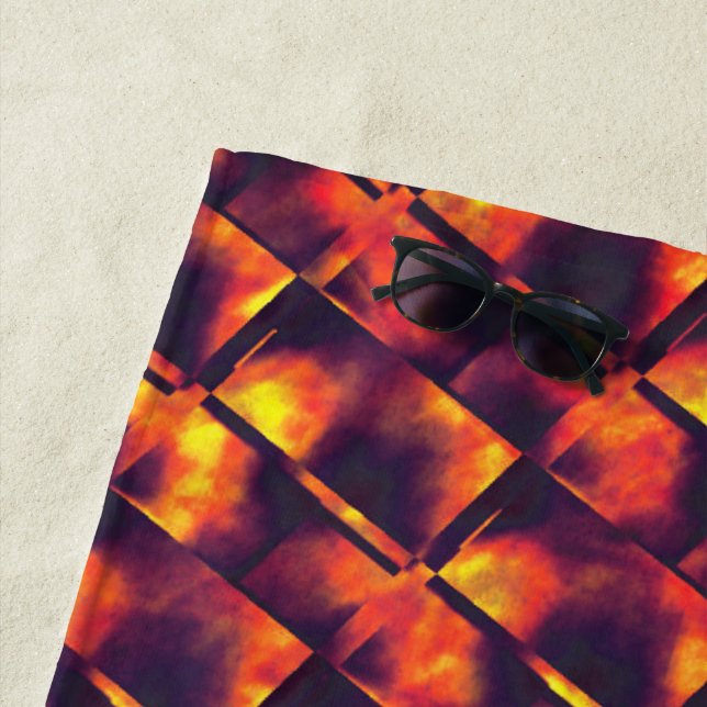 Serviette De Plage Old rusty plates (En situation)