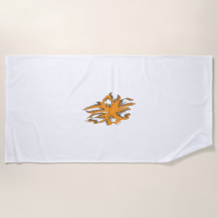 Serviette De Plage Orange jaunâtre, Jaune orangé