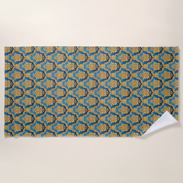 Serviette De Plage Ornate Pattern Fleece Blanket (Devant)