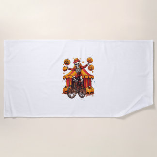 Serviette De Plage Os en jonglage - Crâne de cirque Hilarié