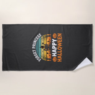 Serviette De Plage Oubliez Princesse Joyeux Halloween Maison Hantée D