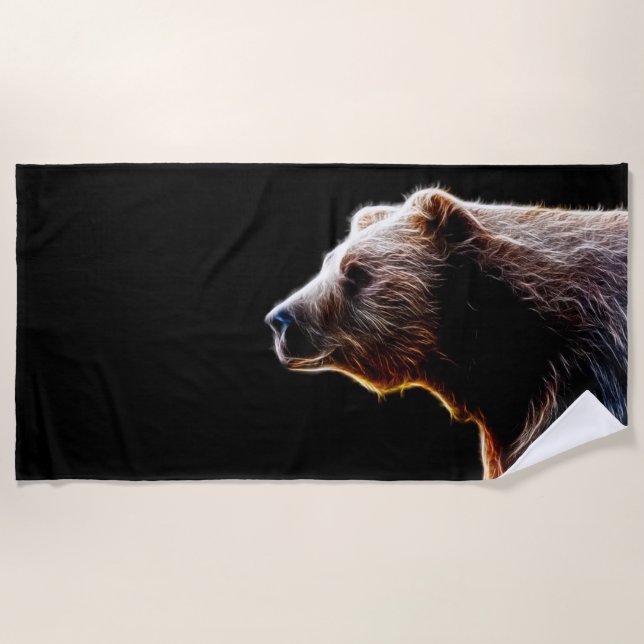 Serviette De Plage Ours (Devant)