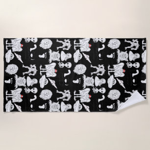 Serviette De Plage OVNI, Alien, Bigfoot Cryptid