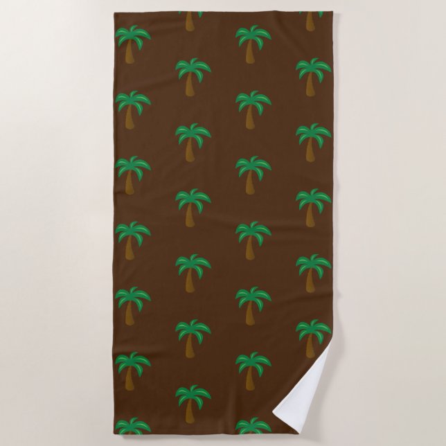 Serviette De Plage Palm Tree - Beach Towel (Devant)