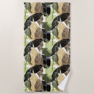 Serviette de plage Palmiers tropicaux