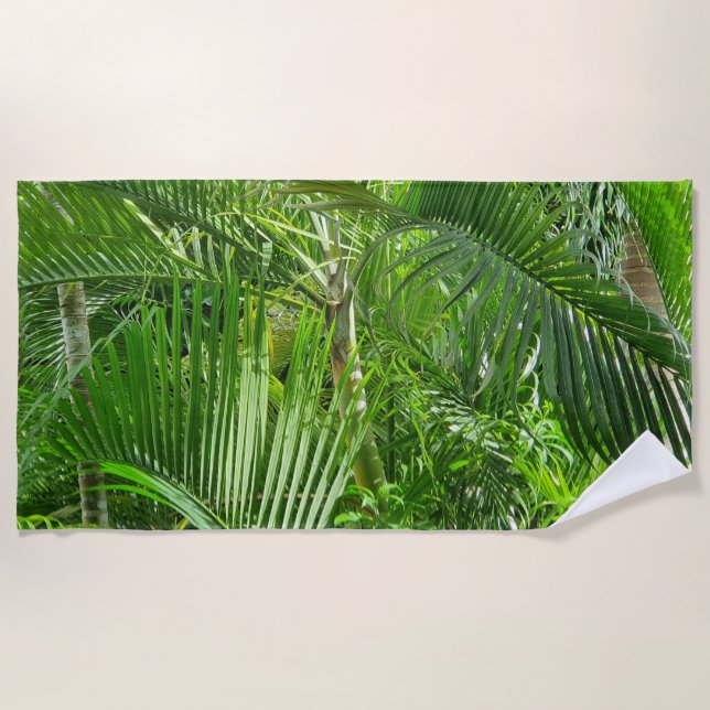Serviette De Plage PalmTrees Jungle Beach (Devant)