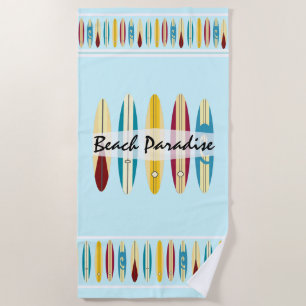 Serviette De Plage Panneaux vintages