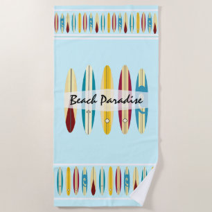 Serviette De Plage Panneaux vintages