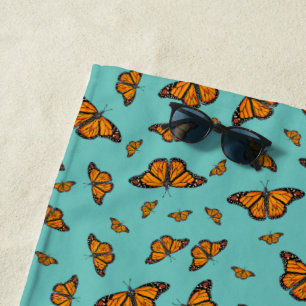 Serviette De Plage Papillons monarques