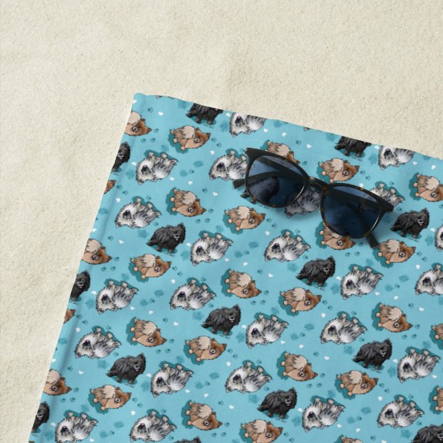 Serviette De Plage Parade KiniArt Pom (En situation)