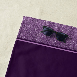 Serviette De Plage Parties scintillant de style Miss America Pageant