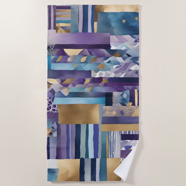serviette de plage patchwork quilt (Devant)