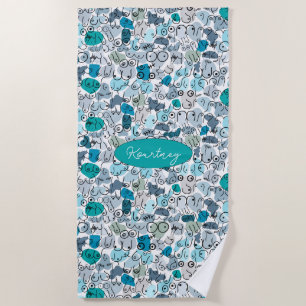 Serviette De Plage pâteux