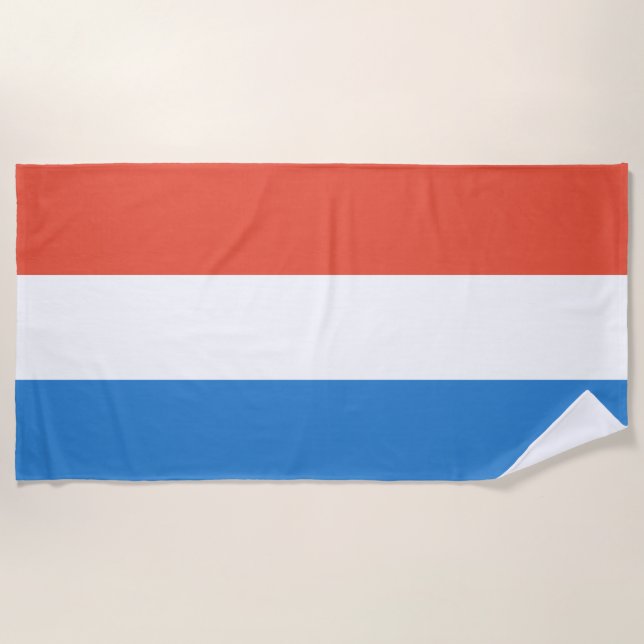 Serviette de plage Pays-Bas Flag (Devant)