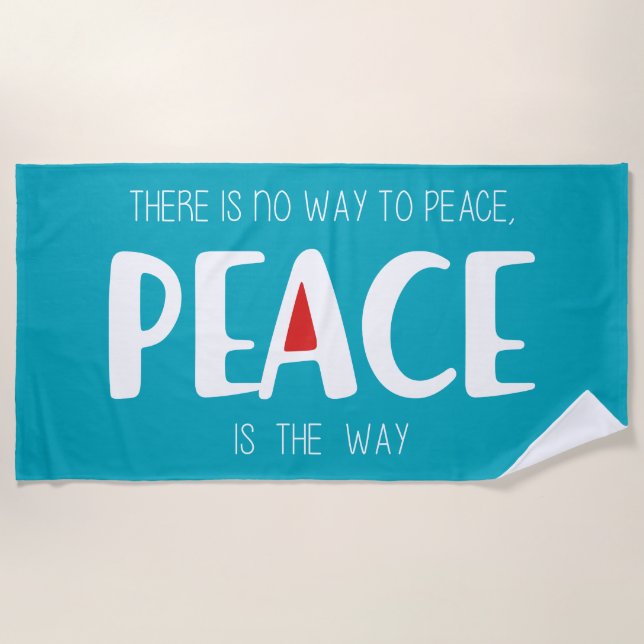 Serviette De Plage Peace 2 (Devant)