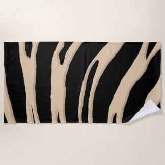 SERVIETTE DE PLAGE PEAU ZEBRA