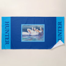 Pelican Beach Towel