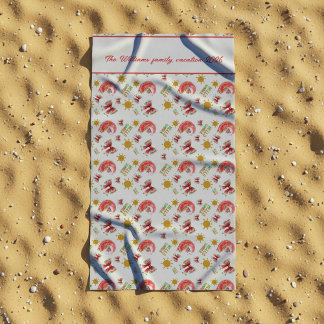 Serviette De Plage Personalized watermelon coquette 