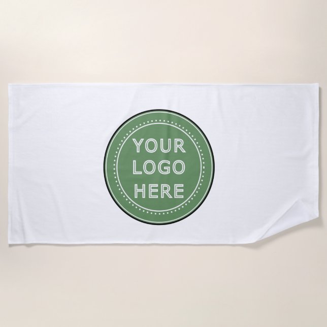 Serviette De Plage Personnalisé, élégant, moderne et minimal (Devant)