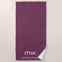 Personnalisé Monogram Pastel Élégant Design Modern