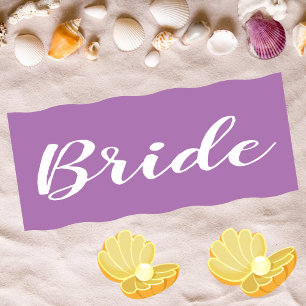 Serviette de plage personnalisée pour la mariée d'
