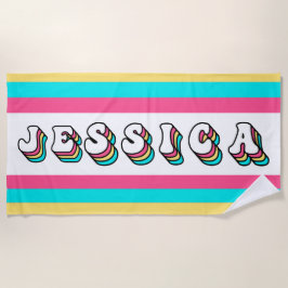 Serviette de plage personnalisée super