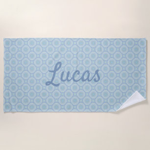 Serviette de plage personnalisée Tranquil Ocean Bu