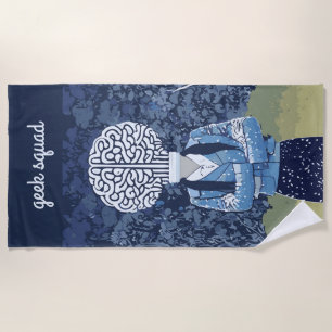 Serviette De Plage Personne de cerveau