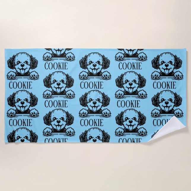 Serviette De Plage Pesonalized Dog (Devant)