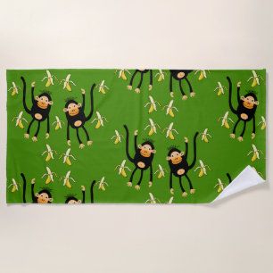 Serviette De Plage Petit Singe-Enfant mignon