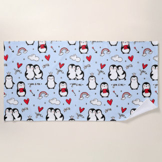 Serviette De Plage Petits pingouins