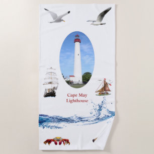 Serviette De Plage Phare de Cape May