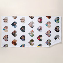 Serviette de plage photo personnalisée