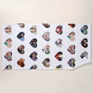 Serviette de plage photo personnalisée