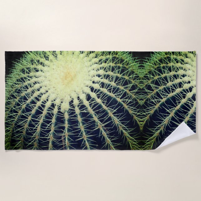 Serviette De Plage Photographie de Cactus (Devant)