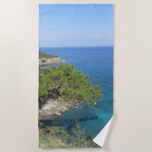 Serviette De Plage Photographie de la nature Méditerranée Montagne &