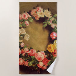 Serviette De Plage Pierre-Auguste Renoir - Couronne des Roses