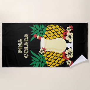 Serviette De Plage Piña Colada Cocktail Dons